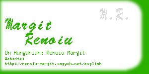 margit renoiu business card